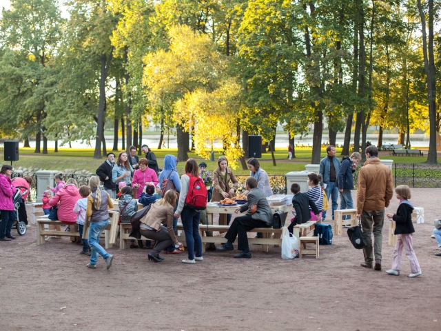 Открытие проекта "Критическая масса  - 2015", Лопухинский сад
