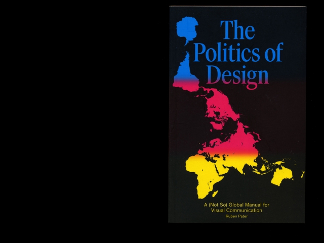 'Politics of Design', 2016, book cover 